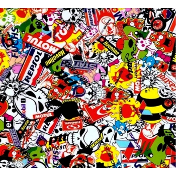 Folia do hydrografiki Stickerbomb